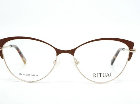 Dámské brýle Ritual hnědo-zlaté plast/kovR405C
